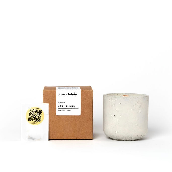 Kerze Natur pur