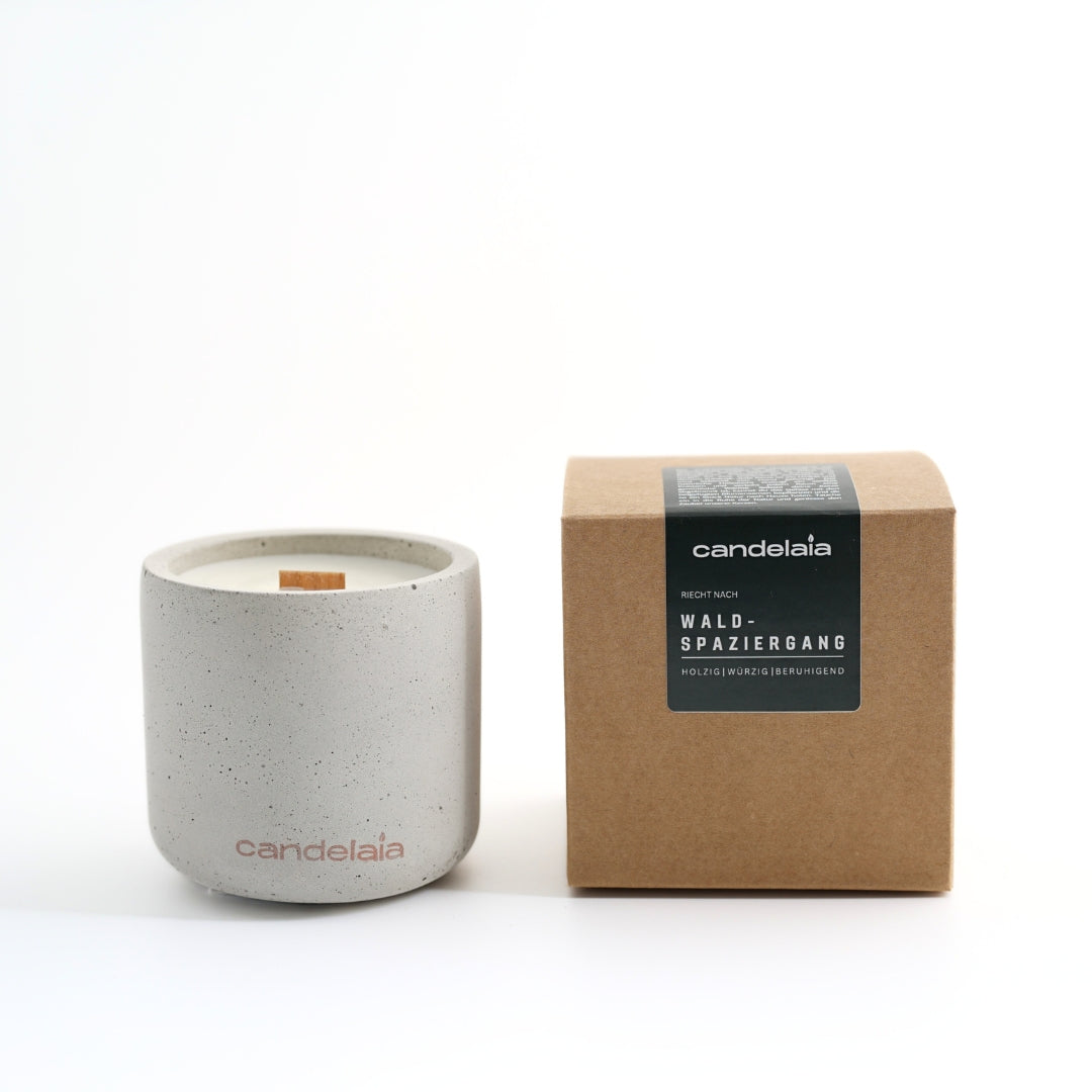Duftkerze Waldspaziergang